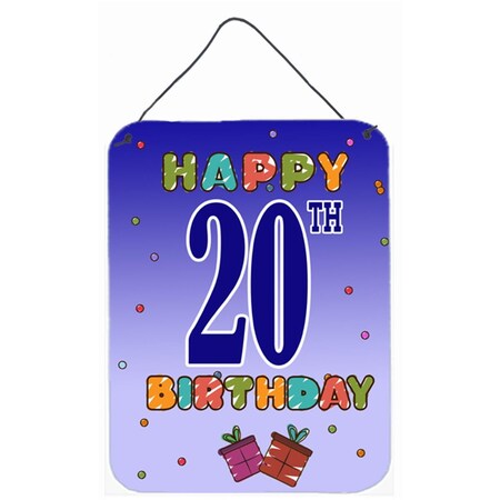 Carolines Treasures Happy 19Th Birthday Wall and Door Hanging Prints CJ1120DS1216